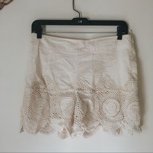Free People Lace Shorts